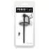 Penisplug - Silikondilator mit Eichelring (0,6mm) - schwarz