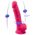 Silexd 7 - Dildo mit Saugnapf und Hoden - 17,5 cm (pink)
