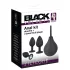 Black Velvets - Analplug-Set (4-teilig, schwarz)
