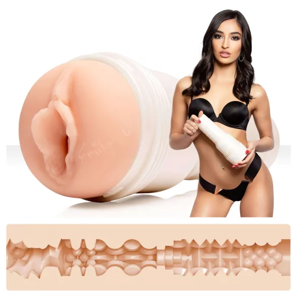 Fleshlight Emily Willis Squirt - naturgetreue Kunstvagina (hautfarben)