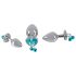 You2Toys - Anal Plug Set mit Leine (Silber)