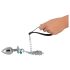 You2Toys - Anal Plug Set mit Leine (Silber)
