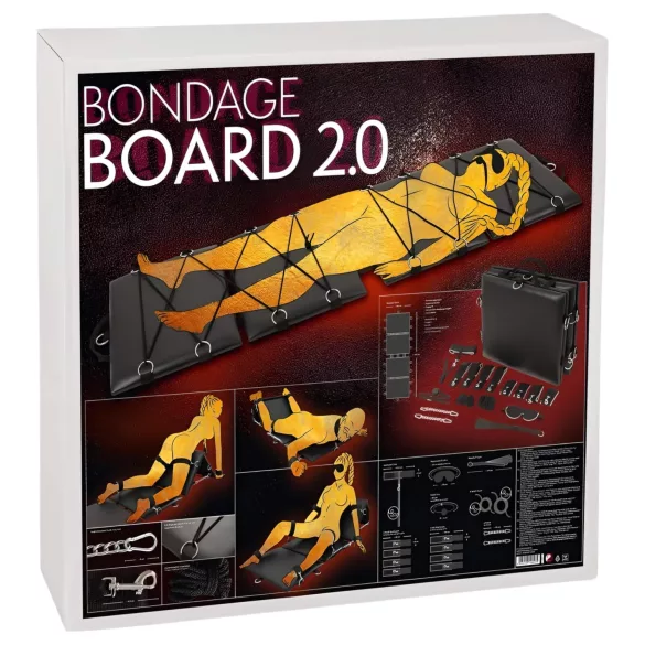 You2Toys Bondage Board 2.0 - tragbares Bondage-Bett Set