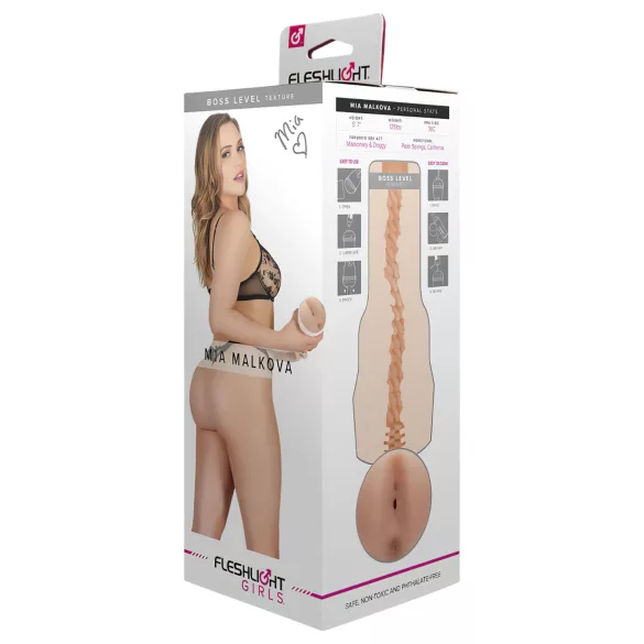 Fleshlight Mia Malkova Boss - realistisch natur Po-Masturbator