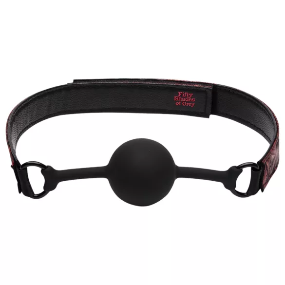Fifty Shades of Grey - schwarzes/rotes Mundknebel