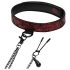 Fifty Shades of Grey - Halsband & Nippelklemmen (Schwarz-Rot)