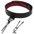Fifty Shades of Grey - Halsband & Nippelklemmen (Schwarz-Rot)