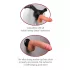 Real Feel Deluxe No.5 - echtes, lebensechtes Vibrator (natur)