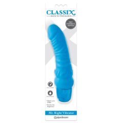   Classix Mr. Right - Anfänger, penisförmiger Silikondildo (blau)
