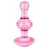 Icicles No. 75 - Herz-Glas-Analplug (pink)
