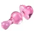 Icicles No. 75 - Herz-Glas-Analplug (pink)