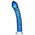 Icicles Nr. 29 - Spiral, Glasdildo für Männer (blau)