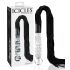 Icicles No. 38 - Lederpeitsche und Glasdildo (Transparent-Schwarz)