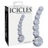 Icicles No. 66 - Gebogener, kugelförmiger Glasdildo (transparent)