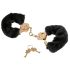 Pipedream Fetish Fantasy Gold - Plüsch-Handschellen (Schwarz)