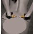 Pipedream Fetish Fantasy Gold - Plüsch-Handschellen (Schwarz)