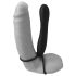 Fetisch Double Trouble – Hoden- & Penisring mit Dildo (schwarz)