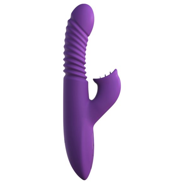 Fantasy For Her – 3-in-1 Stoßvibrator mit Wärmefunktion (lila)