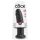 King Cock 10 - Saugnapf Dildo (25cm) - schwarz
