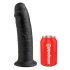 King Cock 10 - Saugnapf Dildo (25cm) - schwarz