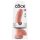 King Cock 9 - großer Saugnapf-Dildo mit Hoden (23cm) - natur