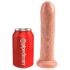 King Cock 7 - naturgetreuer Dildo (18cm) - Hautfarben
