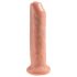 King Cock 7 - naturgetreuer Dildo (18cm) - Hautfarben