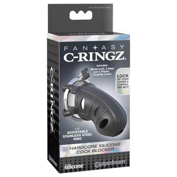 Pipedream - C-Ringz - Silikon-Peniskäfig (schwarz)