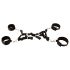 Fetish Fantasy - Bettfessel-Set (schwarz)