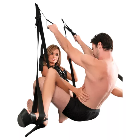 Pipedream - Fetish Fantasy - Tür-Schaukel für Sex (schwarz)