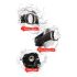 Fetisch Strap-On 12 - anlegbares, hohles Dildo (schwarz)