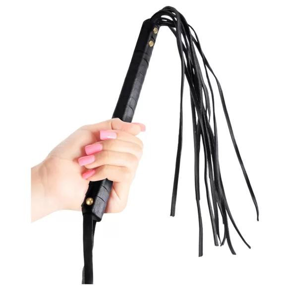 Fetish Fantasy - Peitsche aus Kunstleder (schwarz)