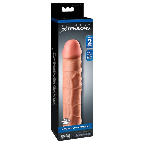X-TENSION Perfect 2 - naturgetreuer Penismantel (20,3 cm)