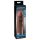 X-TENSION Mega 2 - naturgetreue Penishülle (20,3 cm) - dunkel naturfarben