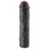 X-TENSION Mega 3 - Naturgetreuer Penis-Mantel (22,8cm) - Schwarz