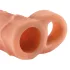 Pipedream X-TENSION Perfect 1 - Penis-Manschette mit Hodenring (17,7 cm, naturfarben)