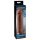 X-TENSION Perfect 2 - Penis-Hülle mit Hoden-Ring (19cm) - Dunkel Natur