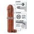 X-TENSION Perfect 2 - Penis-Hülle mit Hoden-Ring (19cm) - Dunkel Natur