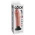 King Cock 8 - flexibler, lebensnaher Vibrator (25cm)