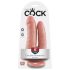 King Cock Double Penetrator - lebensechter Doppel-Dildo (natur)