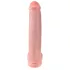 King Cock 15 - Saugfuß Beutel-Dildo (38cm) - naturfarben