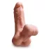 PDX Reach Around - 2-in-1 Künstliches Gesäß und Penis-Hülle (natur)