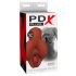 PDX Wähle Dein Vergnügen - 2in1 Realistischer Masturbator (Braun)