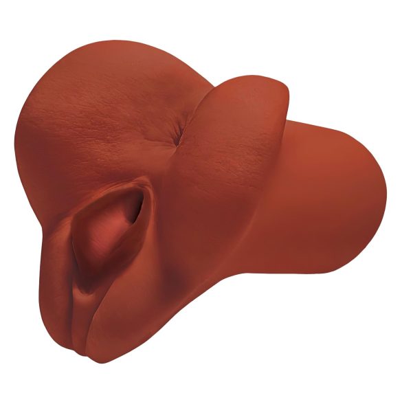 PDX Pick Your Pleasure - 2in1 Realistischer Masturbator (braun)