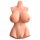 PDX Perfect 10 - Großer Busen Masturbator Torso (Hautfarben)