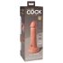 King Cock Elite 6 - Saugnapf-Vibrator (15 cm) - Hautfarbe