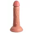 King Cock Elite 6 - lebensechter Vibrator 15cm (dunkel natur)