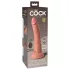King Cock Elite 7 - Saugnapf, Funk-Vibrator 18cm - Natur