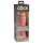 King Cock Elite 8 - Saugnapf-Vibrator (20 cm) - Natur