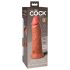 King Cock Elite 8 - Naturgetreuer Vibrator 20cm (dunkel)